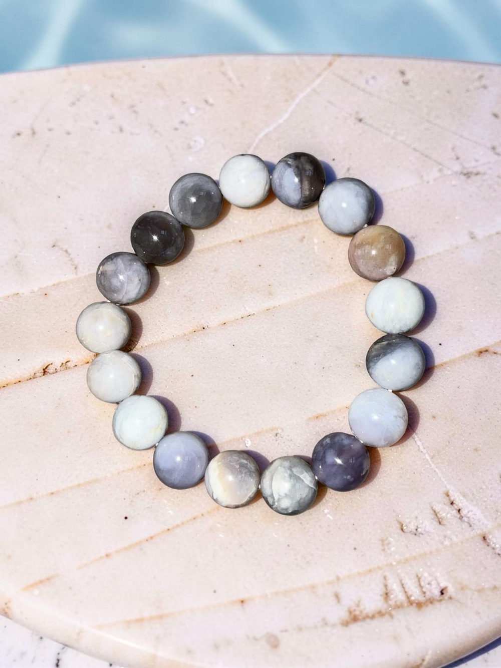 11.5mm Common Opal Bracelet 🩶